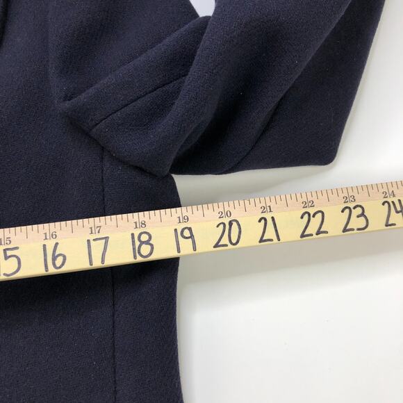 J. Crew 10 Stadium Cloth Nello Gori Wool Double Breasted Gold Button Jacket - Picture 12 of 16